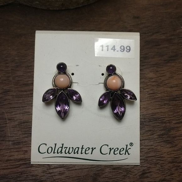 Coldwater Creek | Jewelry | Nwt Cwc 925 And Genuine Stone Earrings ...
